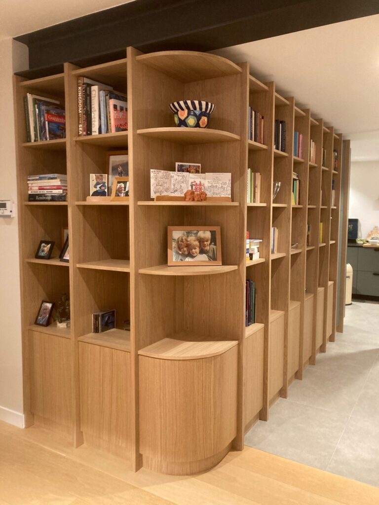 eiken boekenkast